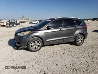2015 Ford Escape Titanium with VIN 1FMCU0J90FUB48533, listed as a Copart auction lot 47787445 with 132,294 mi miles and Salvage Title. Bid and sale history available at carsss.com. Image 1.