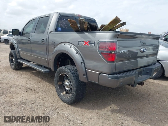 2011 Ford F-150 XLT with VIN 1FTFW1ET8BFC57912, listed as a IAAI auction lot 41736776 with 158,383 mi miles. Bid and sale history available at carsss.com. Image 3.