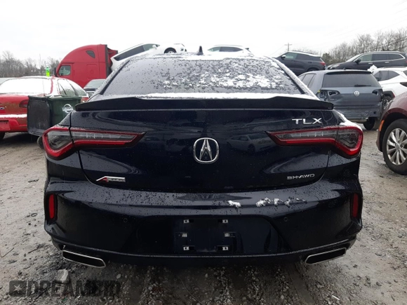 2021 Acura TLX w/A-Spec Package with VIN 19UUB6F50MA011146, listed as a Copart auction lot 86016844 with 26,819 mi miles and Salvage Title. Bid and sale history available at carsss.com. Image 6.