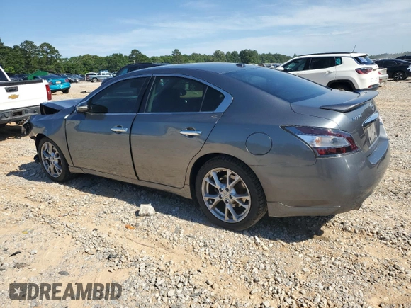 2014 Nissan Maxima SV with VIN 1N4AA5AP8EC458598, listed as a Copart auction lot 58099025 with 147,083 mi miles and Salvage title. Bid and sale history available at DreamBid. Image 2.