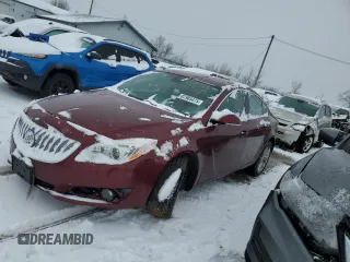 2016 Buick Regal Premium II with VIN 2G4GS5GX4G9177719, listed as a Copart auction lot 87905475 with 0 mi miles and Salvage Title. Bid and sale history available at carsss.com. Image 1.