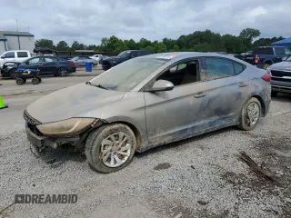 2017 Hyundai Elantra SE with VIN 5NPD74LF8HH212275, listed as a Copart auction lot 58186215 with Not provided miles and Salvage title. Bid and sale history available at DreamBid. Image 1.