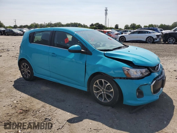 2020 Chevrolet Sonic LT with VIN 1G1JD6SB1L4104240, listed as a Copart auction lot 59625415 with 79,079 mi miles and Salvage title. Bid and sale history available at DreamBid. Image 4.