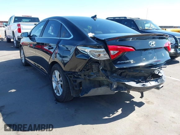 2016 Hyundai Sonata 2.4L with VIN 5NPE24AFXGH358181, listed as a IAAI auction lot 42024786 with 187,854 mi miles and . Bid and sale history available at carsss.com. Image 3.
