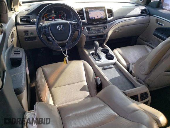 2019 Honda Ridgeline RTL-T with VIN 5FPYK2F67KB001114, listed as a Copart auction lot 55498555 with 79,755 mi miles and Salvage title. Bid and sale history available at DreamBid. Image 8.