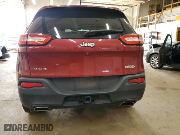 2016 Jeep Cherokee Latitude with VIN 1C4PJMCS9GW256046, listed as a Copart auction lot 68411724 with 87,190 mi miles and Salvage Title. Bid and sale history available at carsss.com. Image 6.