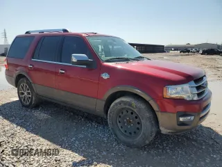 2015 Ford Expedition XLT with VIN 1FMJU1HT6FEF43020, listed as a Copart auction lot 50363135 with 133,608 mi miles and Salvage title. Bid and sale history available at DreamBid. Image 4.