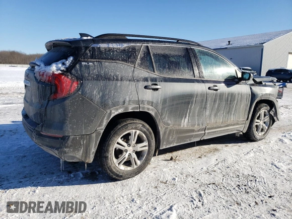 2019 GMC Terrain SLE with VIN 3GKALMEV8KL324816, listed as a Copart auction lot 87807285 with 56,487 mi miles and Salvage Title. Bid and sale history available at carsss.com. Image 3.