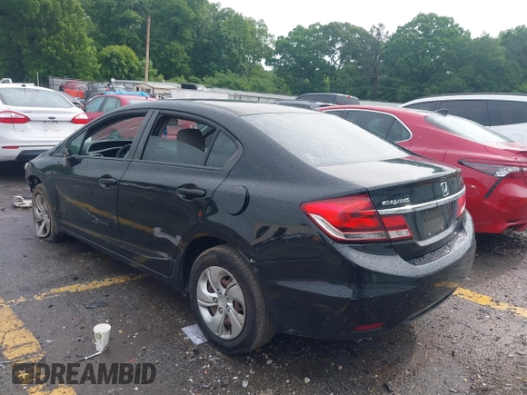 2015 Honda Civic LX with VIN 19XFB2F50FE218409, listed as a IAAI auction lot 42209021 with 165,918 mi miles and . Bid and sale history available at DreamBid. Image 3.