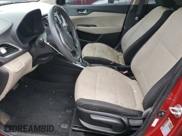 2019 Hyundai Accent SE with VIN 3KPC24A32KE072271, listed as a Copart auction lot 84085424 with 0 mi miles and Salvage Title. Bid and sale history available at carsss.com. Image 7.