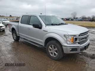 2019 Ford F-150 XL with VIN 1FTEW1EB8KFC61719, listed as a Copart auction lot 47276065 with 160,016 mi miles and Salvage Title. Bid and sale history available at DreamBid. Image 4.