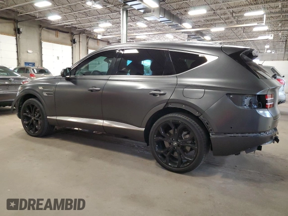 2022 Genesis GV80 Advanced Plus with VIN KMUHCESC6NU094073, listed as a Copart auction lot 58288045 with 43,327 mi miles and Salvage title. Bid and sale history available at DreamBid. Image 2.