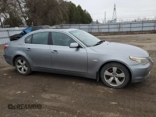 2007 BMW 5 Series 530xi with VIN WBANF73557CU24932, listed as a Copart auction lot 50828015 with Not Provided miles and Clean Title. Bid and sale history available at carsss.com. Image 4.