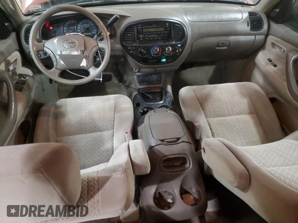2005 Toyota Tundra SR5 with VIN 5TBDT44125S497407, listed as a Copart auction lot 51213095 with 237,651 mi miles and Salvage Title. Bid and sale history available at DreamBid. Image 8.