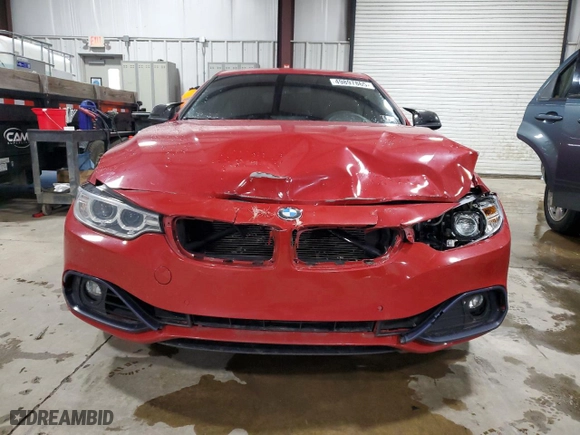 2015 BMW 4 Series 428i xDrive with VIN WBA3N5C55FK198586, listed as a Copart auction lot 49897865 with 124,288 mi miles and Salvage Title. Bid and sale history available at carsss.com. Image 5.