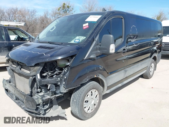 2023 Ford Transit Cargo with VIN 1FTYE1Y89PKB02836, listed as a IAAI auction lot 41736881 with 66,915 mi miles. Bid and sale history available at carsss.com. Image 18.