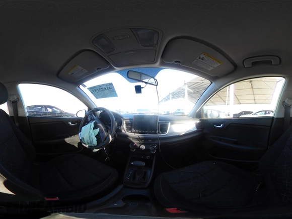 2023 Kia Rio LX with VIN 3KPA24AD1PE599290, listed as a IAAI auction lot 41023283 with 10,027 mi miles and . Bid and sale history available at DreamBid. Image 18.