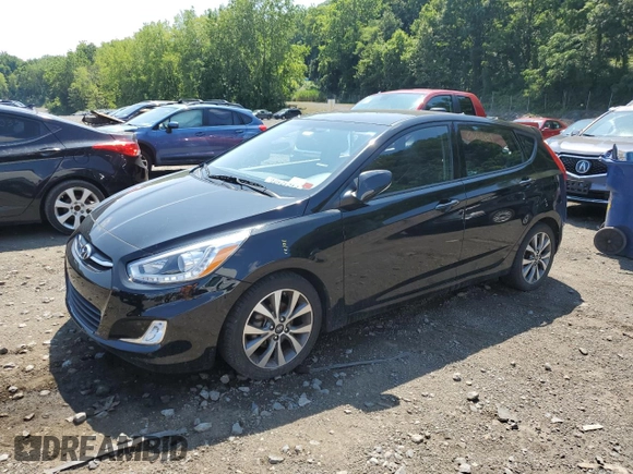 2016 Hyundai Accent Sport with VIN KMHCU5AE6GU246753, listed as a Copart auction lot 61643103 with 86,198 mi miles. Bid and sale history available at carsss.com. Image 1.