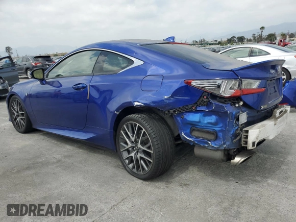 2015 Lexus RC 350 F Sport z VIN JTHHE5BCXF5002079, wystawiony jako Copart lot #54504315 z przebiegiem 98 218 mil mil oraz Szkoda całkowita • Salvage title. Historia ofert i sprzedaży dostępna na DreamBid. Obrazek 2.