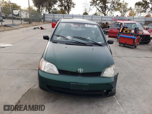 2000 Toyota ECHO with VIN JTDAT1233Y0080978, listed as a Copart auction lot 81164804 with 80,335 mi miles and Salvage Title. Bid and sale history available at DreamBid. Image 5.