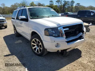 2014 Ford Expedition Max Limited with VIN 1FMJK1K57EEF42960, listed as a Copart auction lot 49334815 with 150,111 mi miles and Salvage title. Bid and sale history available at DreamBid. Image 4.