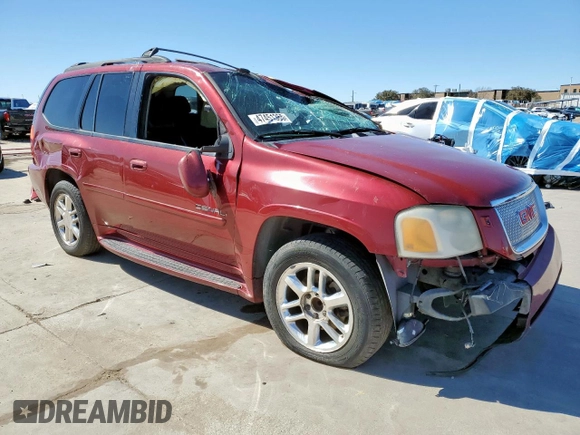 2007 GMC Envoy Denali with VIN 1GKES63M072289708, listed as a Copart auction lot 47451365 with Not Provided miles and Salvage Title. Bid and sale history available at carsss.com. Image 1.