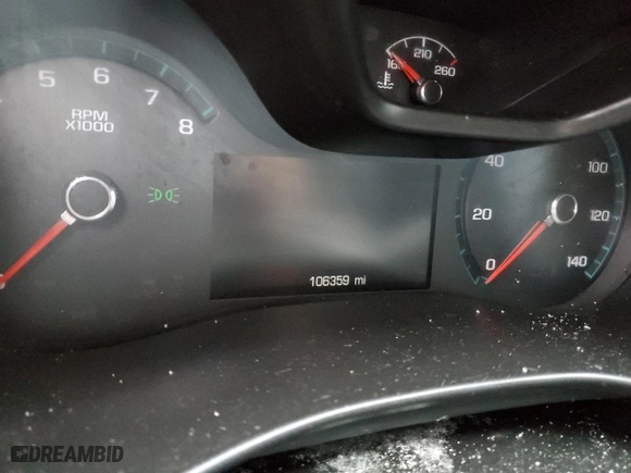 2016 Chevrolet Colorado 4WD LT with VIN 1GCGTCE31G1321348, listed as a Copart auction lot 87598645 with 106,359 mi miles and Salvage Title. Bid and sale history available at carsss.com. Image 9.