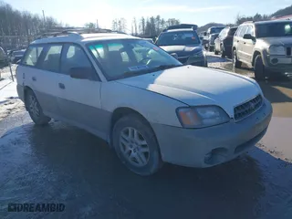 2000 Subaru Legacy Wagon Outback w/RB Equip with VIN 4S3BH6658Y7656067, listed as a IAAI auction lot 41342051 with 285,143 mi miles. Bid and sale history available at carsss.com. Image 1.