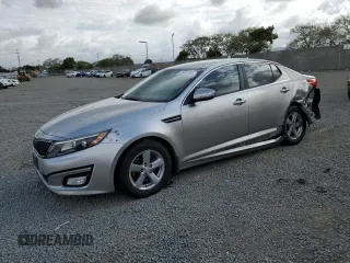2015 Kia Optima LX with VIN KNAGM4A74F5587608, listed as a Copart auction lot 53441645 with 125,776 mi miles and Salvage Title. Bid and sale history available at carsss.com. Image 1.