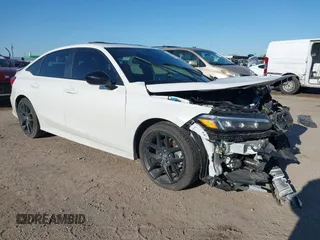 2024 Honda Civic Si with VIN 2HGFE1E50RH476863, listed as a IAAI auction lot 41042580 with Not Provided miles and . Bid and sale history available at DreamBid. Image 1.