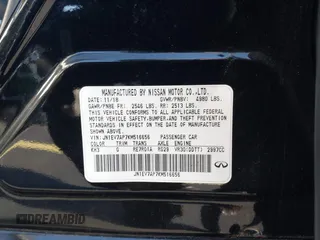2019 Infiniti Q50 Luxe with VIN JN1EV7AP7KM516656, listed as a IAAI auction lot 42695766 with 100,206 mi miles and . Bid and sale history available at DreamBid. Image 9.