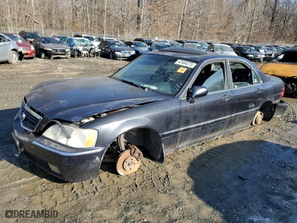 2002 Acura RL with VIN JH4KA96512C002952, listed as a Copart auction lot 42404275 with NaN miles and Salvage Title. Bid and sale history available at carsss.com. Image 1.