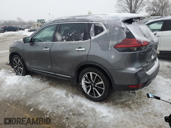 2019 Nissan Rogue SL with VIN 5N1AT2MT2KC776039, listed as a Copart auction lot 41427385 with 76,878 mi miles and Salvage Title. Bid and sale history available at DreamBid. Image 2.