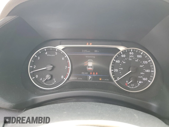 2021 Nissan Sentra SV with VIN 3N1AB8CV2MY288803, listed as a Copart auction lot 53004905 with 30,691 mi miles and Salvage Title. Bid and sale history available at DreamBid. Image 9.