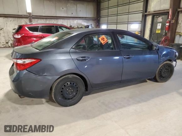 2014 Toyota Corolla L with VIN 2T1BURHE2EC176711, listed as a Copart auction lot 51552305 with 168,827 mi miles and Clean title. Bid and sale history available at DreamBid. Image 3.
