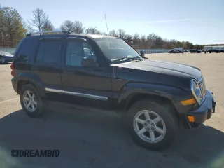 2006 Jeep Liberty Limited z VIN 1J8GL58K16W217595, wystawiony jako Copart lot #49732595 z przebiegiem 117 084 mil mil oraz Szkoda całkowita • Salvage title. Historia ofert i sprzedaży dostępna na DreamBid. Obrazek 4.