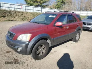 2004 Kia Sorento LX with VIN KNDJC733545313757, listed as a Copart auction lot 77493494 with 262,534 mi miles and Clean Title. Bid and sale history available at carsss.com. Image 1.