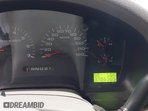 2005 Ford F-150 XLT with VIN 1FTPX14515NA34965, listed as a IAAI auction lot 42505517 with 178,636 mi miles and . Bid and sale history available at DreamBid. Image 7.