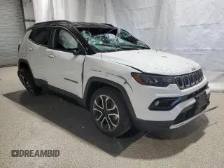 2023 Jeep Compass Limited with VIN 3C4NJDCN9PT569203, listed as a Copart auction lot 63039935 with Not provided miles and Salvage title. Bid and sale history available at DreamBid. Image 4.