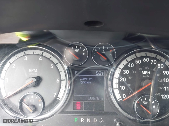 2010 Dodge Ram 1500 SLT with VIN 1D7RB1GT7AS214678, listed as a IAAI auction lot 41635619 with 139,676 mi miles. Bid and sale history available at carsss.com. Image 7.