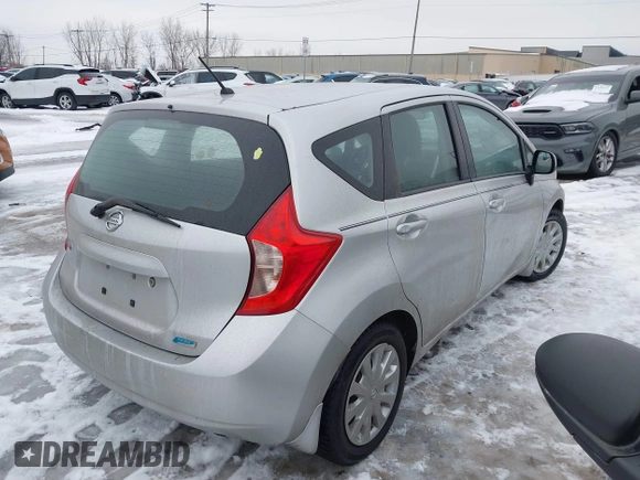 2014 Nissan Note S with VIN 3N1CE2CP8EL367471, listed as a IAAI auction lot 41451652 with 161,616 mi miles and . Bid and sale history available at DreamBid. Image 4.