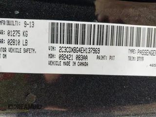 2014 Dodge Charger SE with VIN 2C3CDXBG4EH137969, listed as a IAAI auction lot 41909252 with 149,126 mi miles and . Bid and sale history available at carsss.com. Image 9.