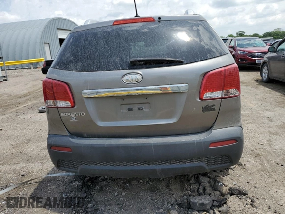 2013 Kia Sorento LX with VIN 5XYKT4A28DG402355, listed as a Copart auction lot 57441725 with 146,404 mi miles and Salvage title. Bid and sale history available at DreamBid. Image 6.