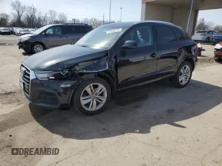 2017 Audi Q3 Premium z VIN WA1ECCFS1HR014580, wystawiony jako Copart lot #49948725 z przebiegiem 119 336 mil mil oraz Szkody całkowita. Historia ofert i sprzedaży dostępna na DreamBid. Obrazek 1.