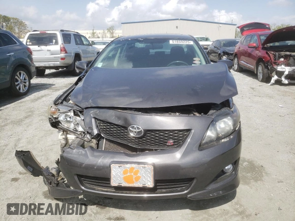 2010 Toyota Corolla with VIN 2T1BU4EE0AC529240, listed as a Copart auction lot 51859225 with 147,037 mi miles and Salvage Title. Bid and sale history available at carsss.com. Image 5.