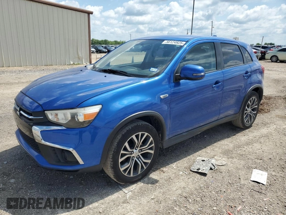 2019 Mitsubishi Outlander ES with VIN JA4AP3AU4KU034256, listed as a Copart auction lot 56124925 with 38,377 mi miles and Clean title. Bid and sale history available at DreamBid. Image 1.