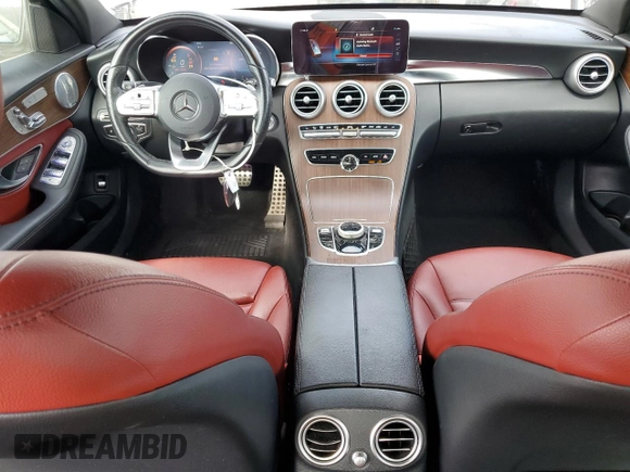 2021 Mercedes-Benz C 300 with VIN W1KWF8DB5MR630526, listed as a Copart auction lot 65185895 with 120,452 mi miles and Clean title. Bid and sale history available at DreamBid. Image 8.