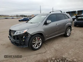 2015 Kia Sorento SX with VIN 5XYKWDA75FG578575, listed as a Copart auction lot 51122465 with 63,138 mi miles and Salvage Title. Bid and sale history available at carsss.com. Image 1.