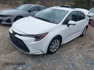 2023 Toyota Corolla LE with VIN JTDB4MEE7PJ002907, listed as a IAAI auction lot 41853292 with 38,517 mi miles. Bid and sale history available at carsss.com. Image 17.