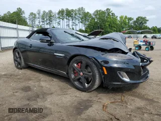 2014 Jaguar XK with VIN SAJWA4EC6EMB54251, listed as a Copart auction lot 59484864 with 75,773 mi miles and Salvage Title. Bid and sale history available at carsss.com. Image 4.